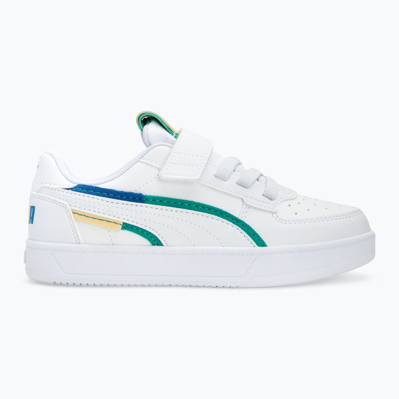 Детски обувки PUMA Caven 2.0 Ready, Set, Better AC+ PS puma white/cobalt glaze/sparkling green 2