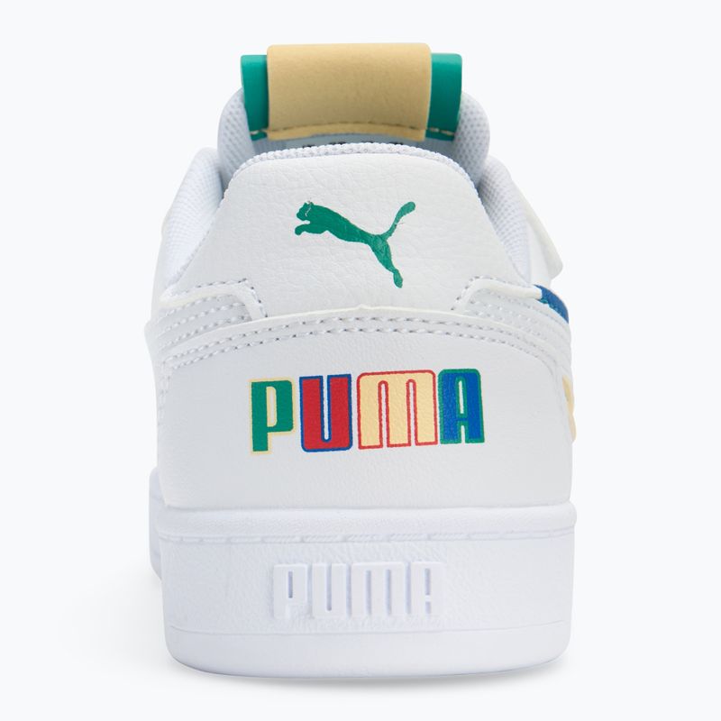 Детски обувки PUMA Caven 2.0 Ready, Set, Better AC+ PS puma white/cobalt glaze/sparkling green 6