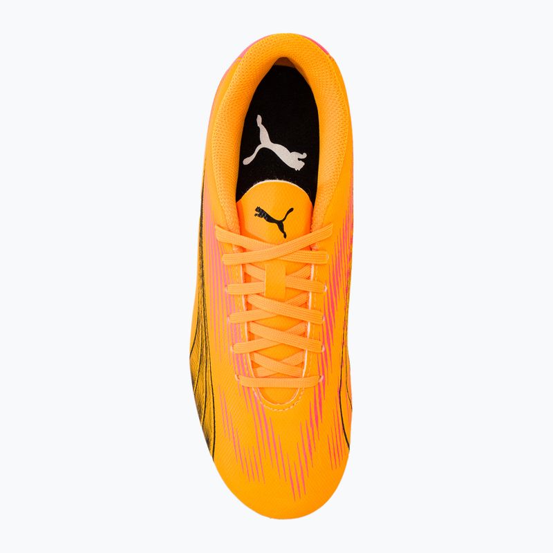 Детски футболни обувки PUMA Ultra Play FG/AG Jr sunset glow/puma black/sun stream 5