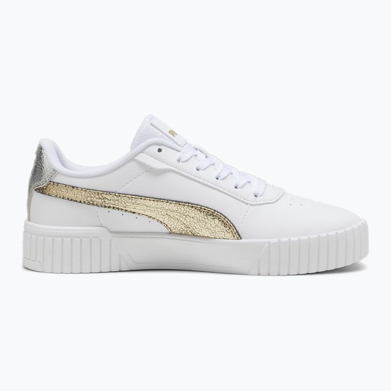 Дамски обувки PUMA Carina 2.0 Metallic Shine puma white/puma gold/puma silver 10