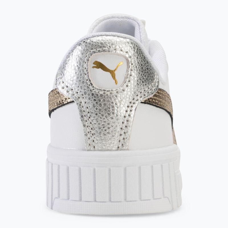 Дамски обувки PUMA Carina 2.0 Metallic Shine puma white/puma gold/puma silver 6