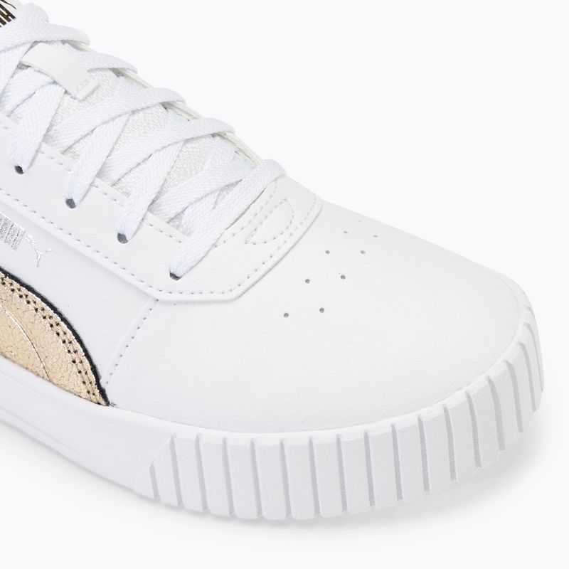 Дамски обувки PUMA Carina 2.0 Metallic Shine puma white/puma gold/puma silver 7