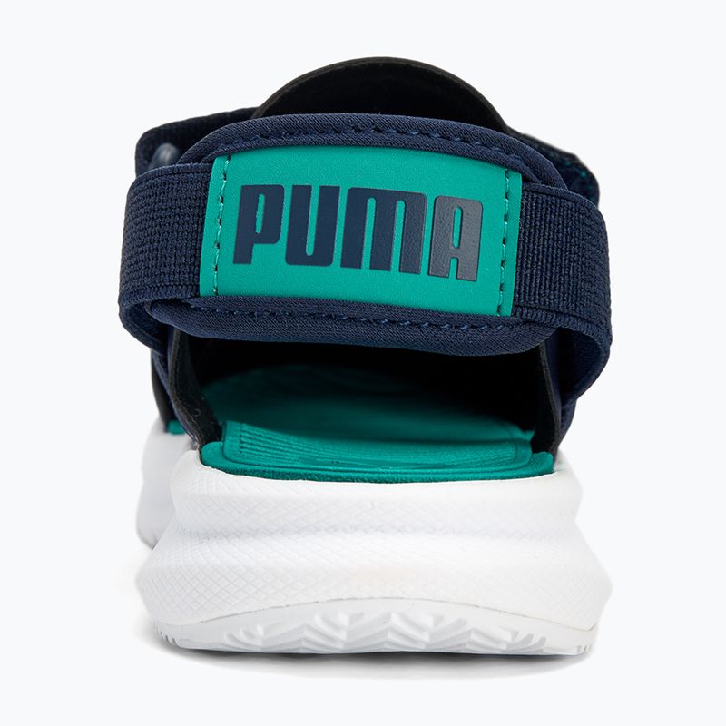 Детски сандали PUMA Evolve AC Inf puma navy/sparkling green/puma white 6