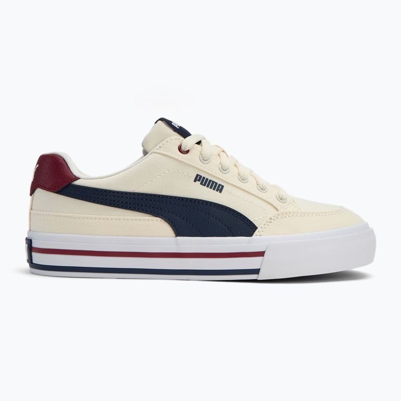 Детски обувки PUMA Court Classic Vulc FS warm white/puma navy/sugared almond 2