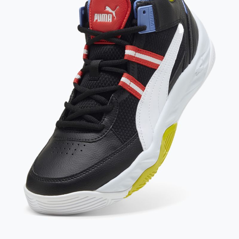 Обувки Puma Rebound Future NextGen puma black/dewdrop/lime sheen 12