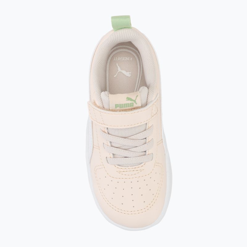 Детски обувки PUMA Rickie AC+ Inf rosebay/puma white/pure green 5