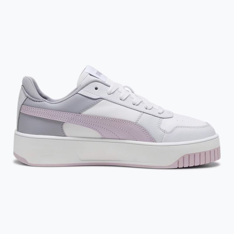 PUMA Carina Street дамски обувки puma white/grape mist/puma silver 2