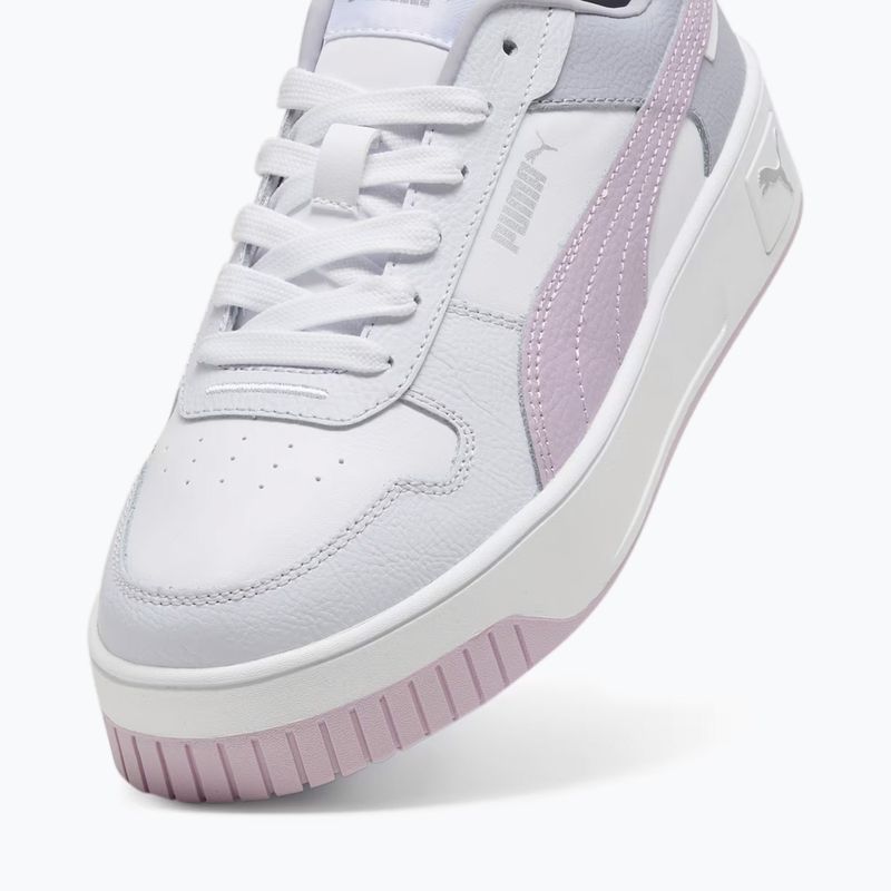 PUMA Carina Street дамски обувки puma white/grape mist/puma silver 5