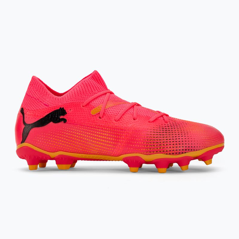 Детски футболни обувки PUMA Future 7 Match FG/AG Jr sunset glow/puma black/sun stream 2