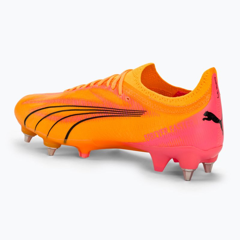 Футболни обувки PUMA Ultra Ultimate MxSG sunset glow/puma black/sun stream 3