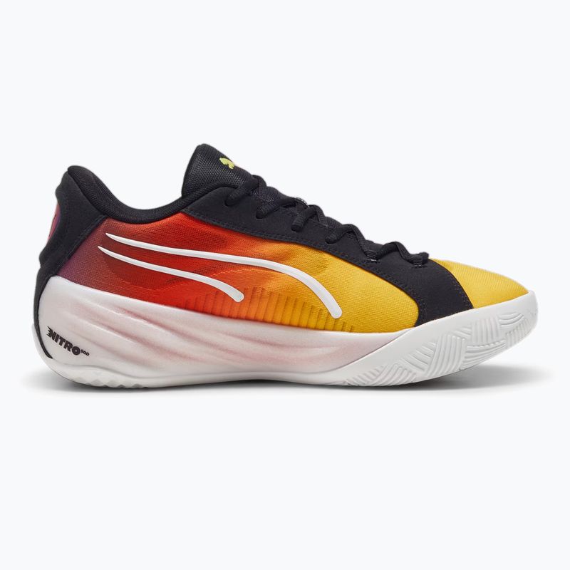 Мъжки баскетболни обувки PUMA All-Pro Nitro Showtime yellow sizzle/purple glimmer 8
