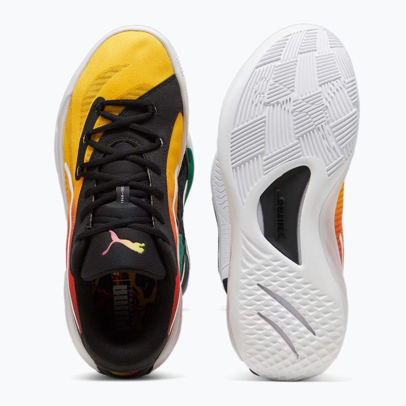 Мъжки баскетболни обувки PUMA All-Pro Nitro Showtime yellow sizzle/purple glimmer 12