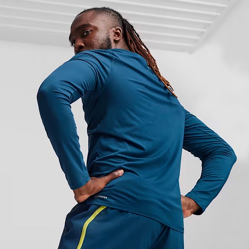 Мъжки анцуг PUMA Run Cloudspun blue за бягане с дълъг ръкав 5