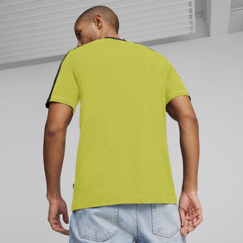 Мъжки тениски PUMA ESS+ Block Tee puma black/lime sheen 7