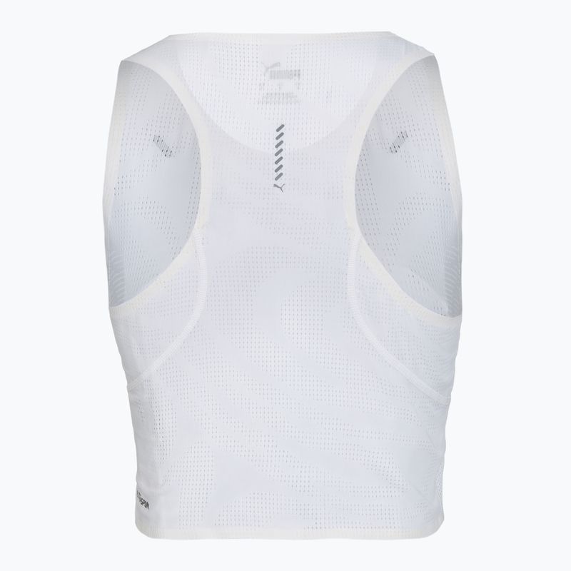 Тренировъчен топ PUMA Run Ultraspun Crop white 2