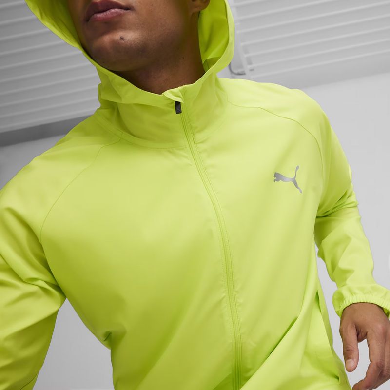 Мъжко яке за бягане PUMA Run Favorite Hooded green 8