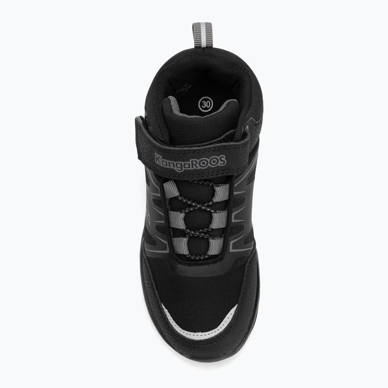 KangaROOS KD-Turn Mid EV jet black/steel grey детски обувки 5