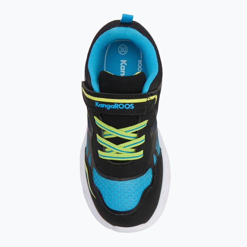 Детски обувки KangaROOS K-SLB Lighto EV jet black/limetta 5