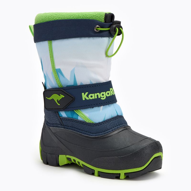 Детски ботуши за сняг KangaROOS Kanga-Bean IV dk navy/ lime