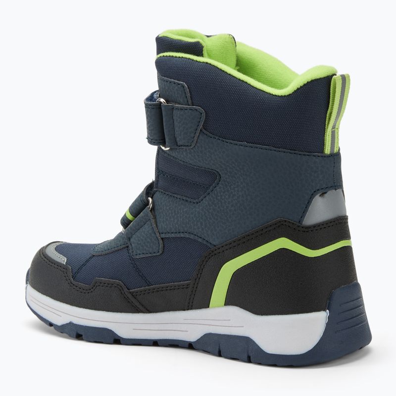 Юношески ботуши за сняг KangaROOS K-MJ Camp V RTX dk navy / lime 3