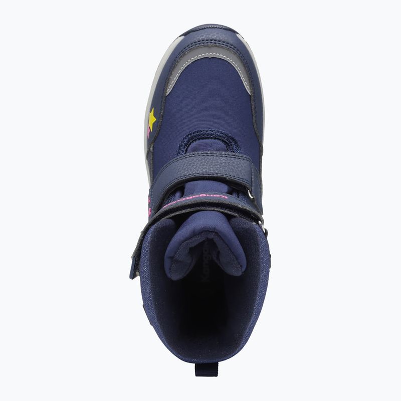 Юношески ботуши за сняг KangaROOS K-MJ Edison EV RTX SL dk navy / daisy pink 13