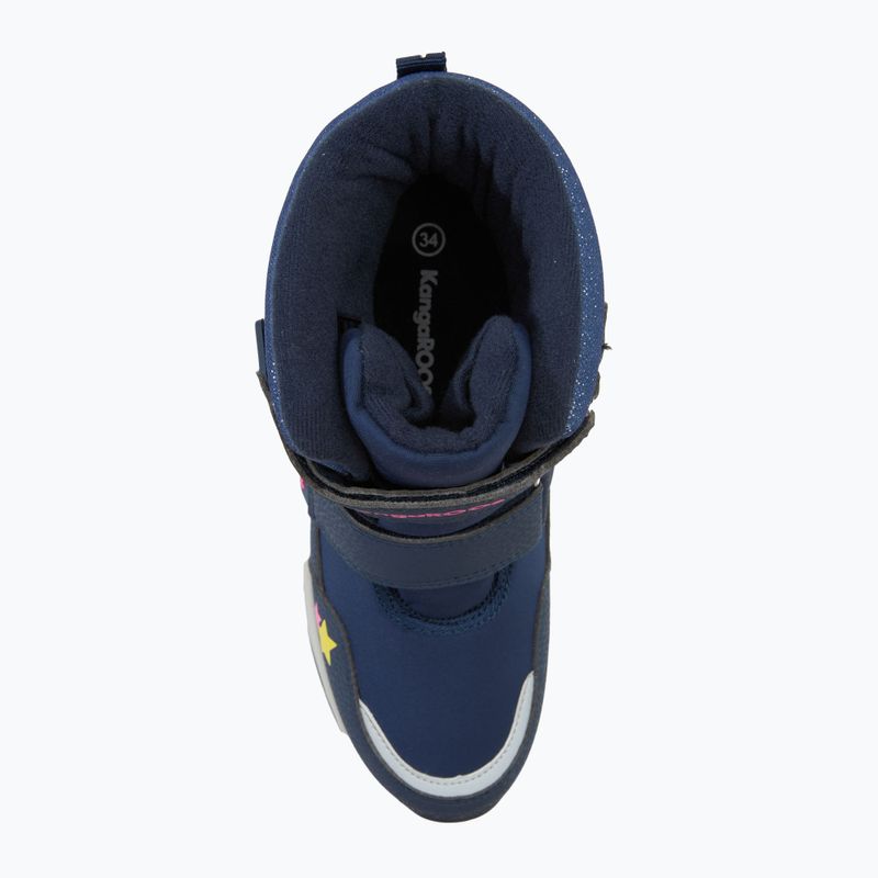 Юношески ботуши за сняг KangaROOS K-MJ Edison EV RTX SL dk navy / daisy pink 5