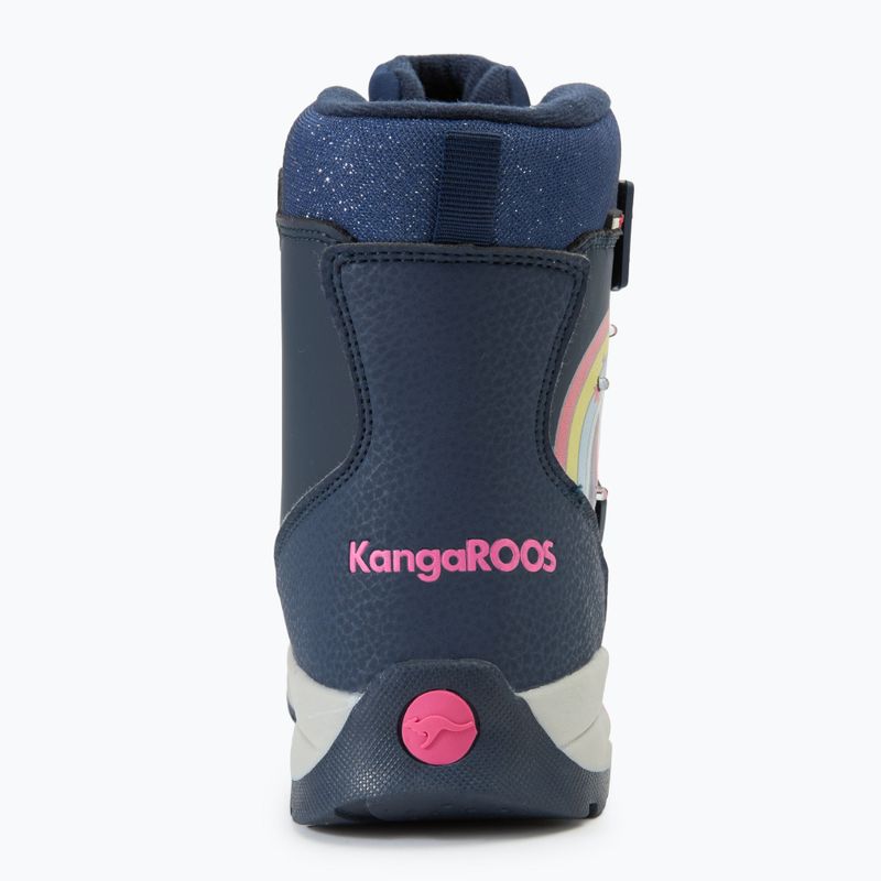 Юношески ботуши за сняг KangaROOS K-MJ Edison EV RTX SL dk navy / daisy pink 6