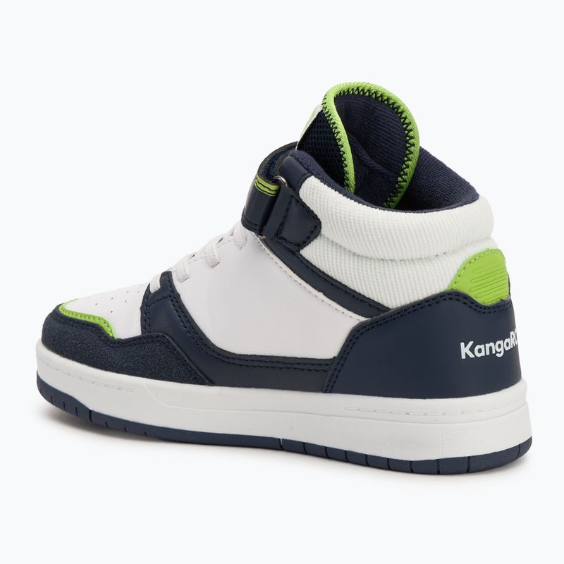 Детски обувки KangaROOS K-CP Dunkin Mid EV dark navy/lime 3