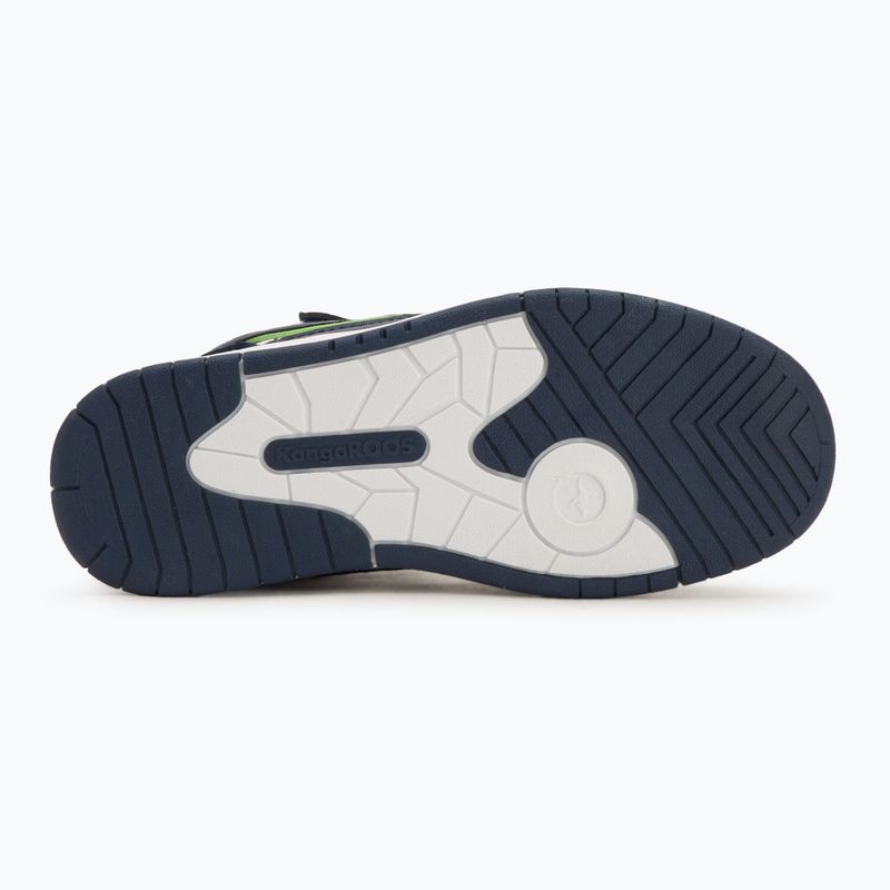 Детски обувки KangaROOS K-CP Dunkin Mid EV dark navy/lime 4