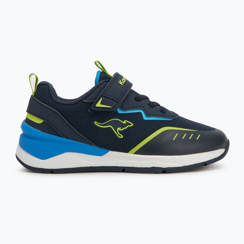 Детски обувки KangaROOS KD-Batter EV dark navy/lime 2