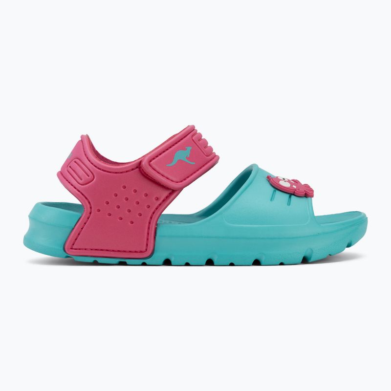 Детски сандали Kangaroos KangaSwim II ocean/daisy pink 2