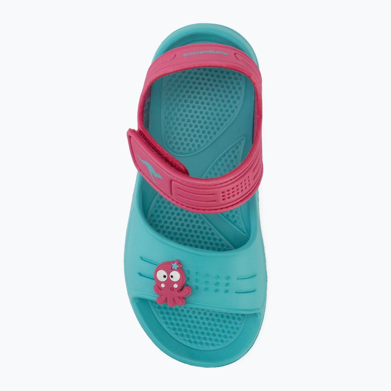 Детски сандали Kangaroos KangaSwim II ocean/daisy pink 5