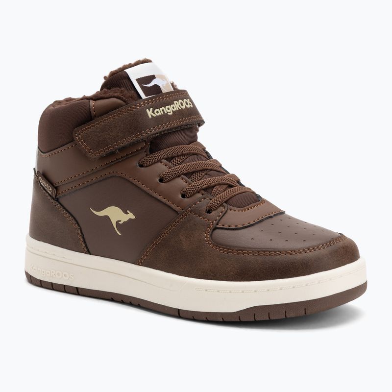 KangaROOS K-CP Bound Mid EV slate black/blond wood детски обувки