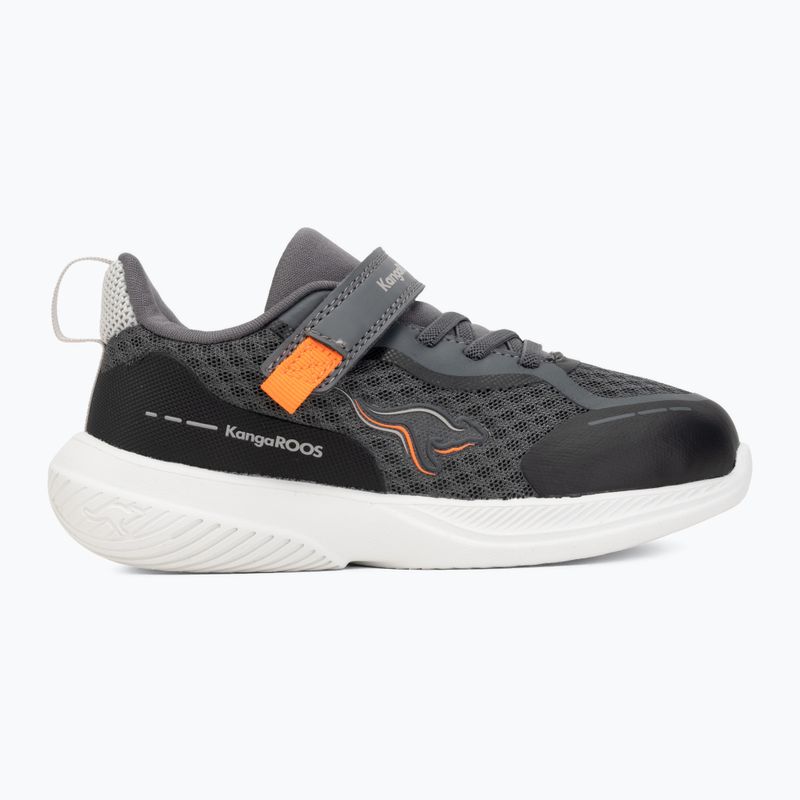 Детски обувки KangaROOS K-RDI Pebble EV steel grey/neon orange 2