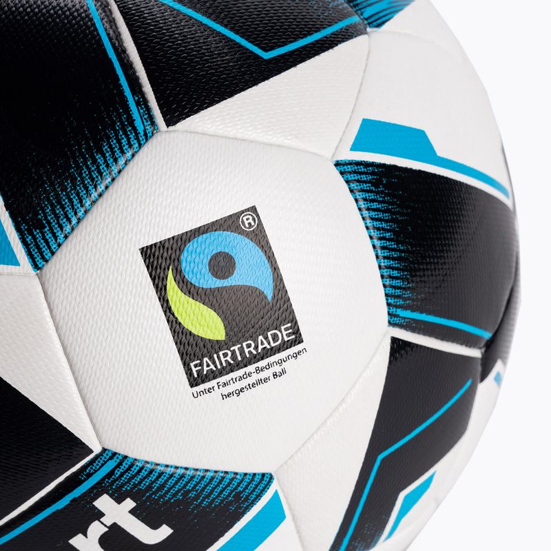 Футболна топка uhlsport Top Training Synergy Fairtrade white/black/blue размер 4 3