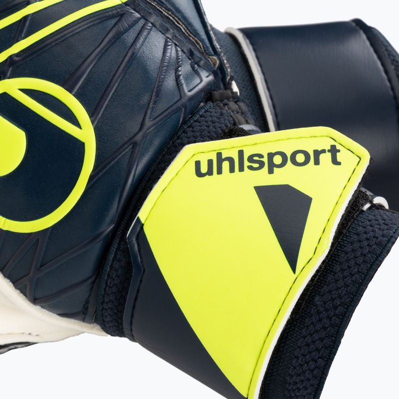 Вратарски ръкавици uhlsport Prediction Soft Flex Frame black/white/fluo orange 3