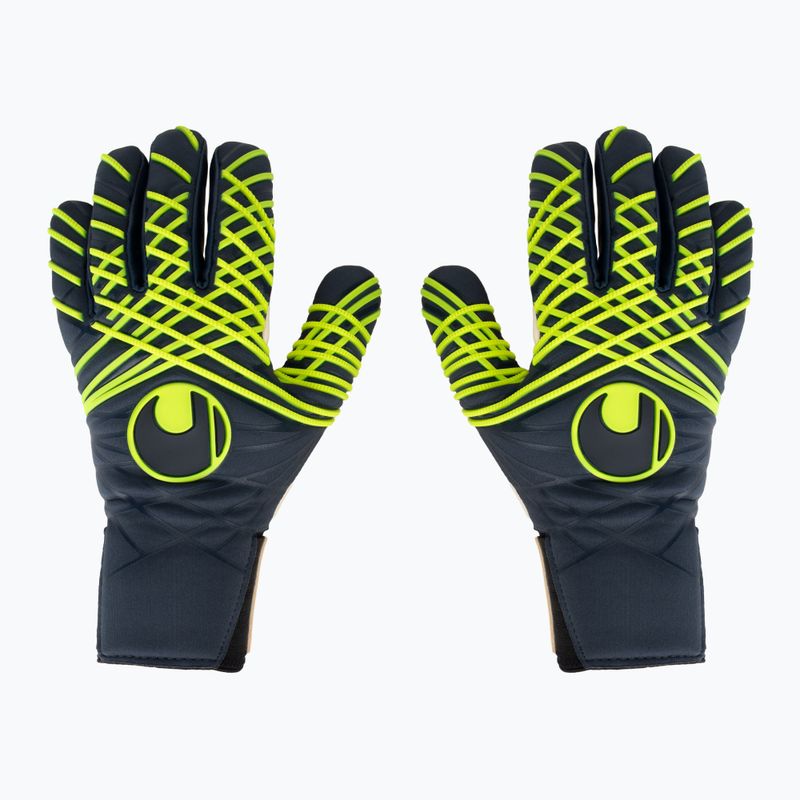 Вратарски ръкавици uhlsport Prediction Absolutgrip HN Fit navy/white/fluo yellow