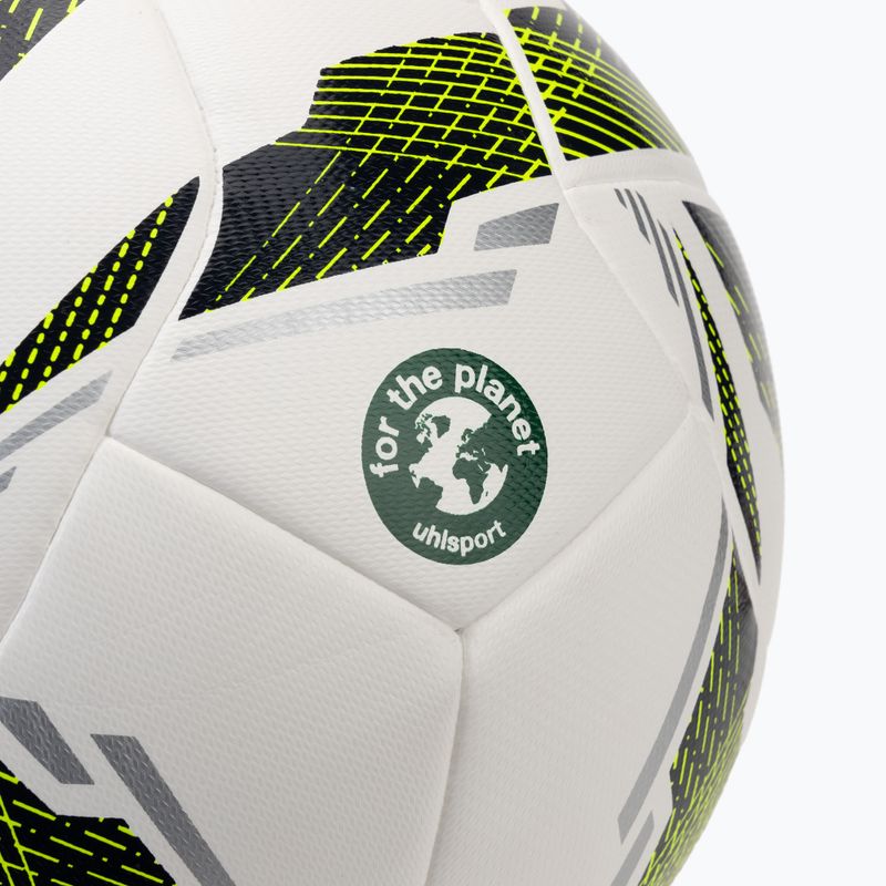 Футбол uhlsport Match Addglue white/navy/fluo yellow размер 5 3