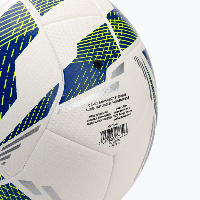Футбол uhlsport 350 Lite Match Addglue бяло/тъмно синьо/флуо жълто размер 5 3