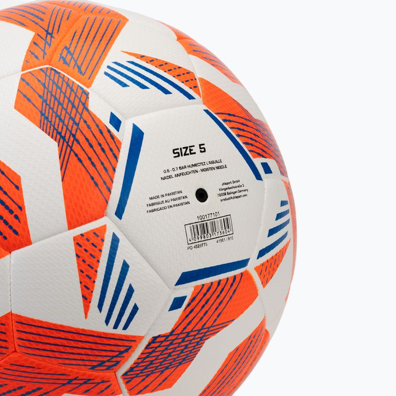 Футбол uhlsport 290 Ultra Lite Addglue бял/флуорозов/тъмно син размер 5 3