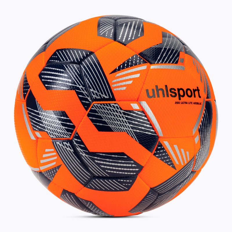Футбол uhlsport 290 Ultra Lite Addglue fluo orange/navy/silver размер 4 2