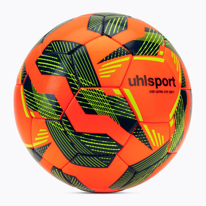 Футбол uhlsport Ultra Lite Soft 290 fluo orange/navy/fluo yellow размер 3 2