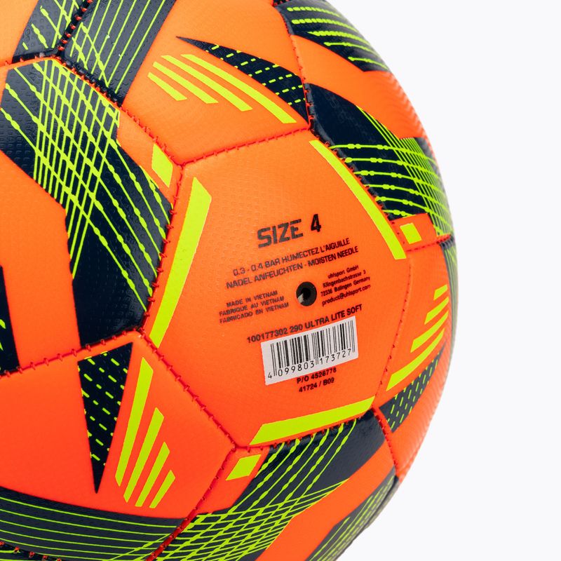 Футбол uhlsport Ultra Lite Soft 290 fluo orange/navy/fluo yellow размер 4 3