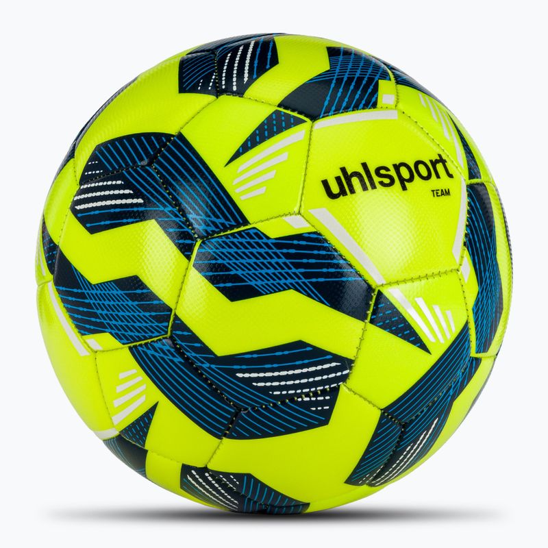 Футбол uhlsport Екип fluo yellow/navy/white размер 4 2