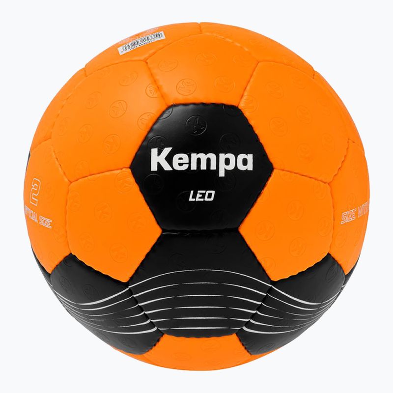 Kempa Leo хандбална топка оранжева размер 2