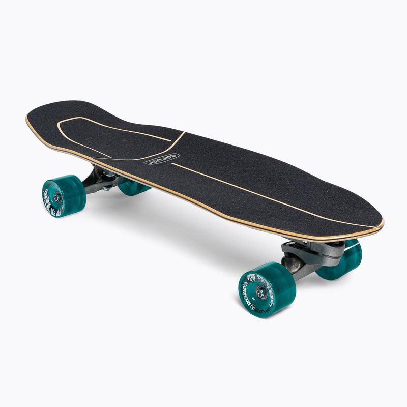 Carver C7 Raw 32" Super Surfer 2020 Пълен сърф скейт скейтборд черно и синьо 2