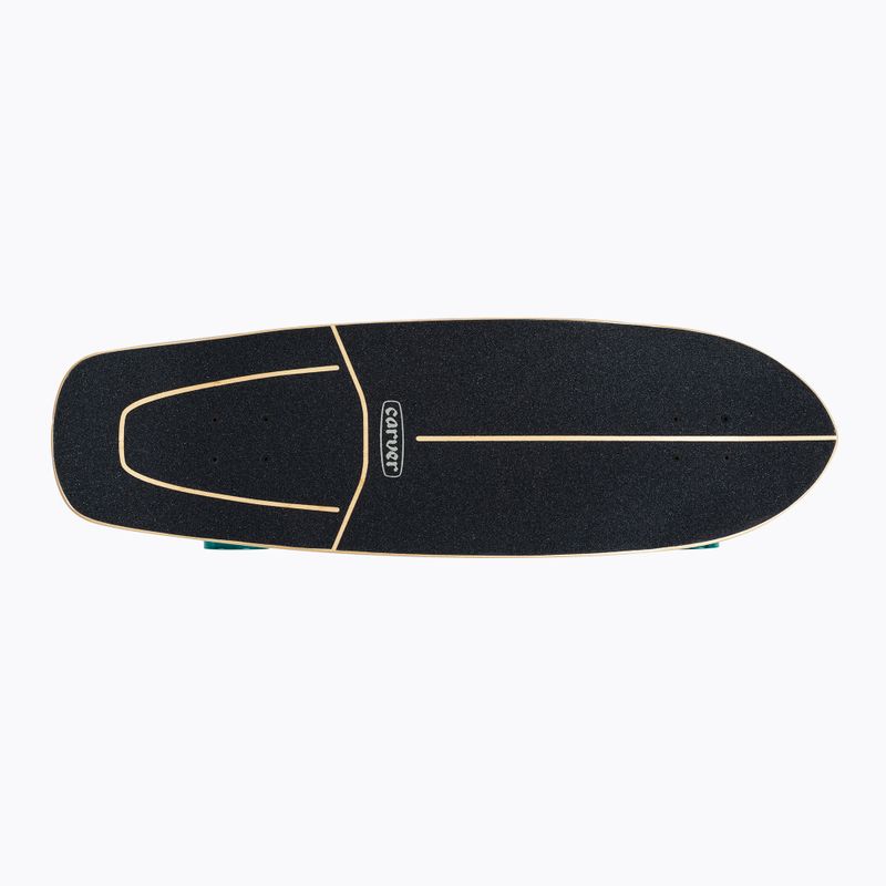 Carver C7 Raw 32" Super Surfer 2020 Пълен сърф скейт скейтборд черно и синьо 4