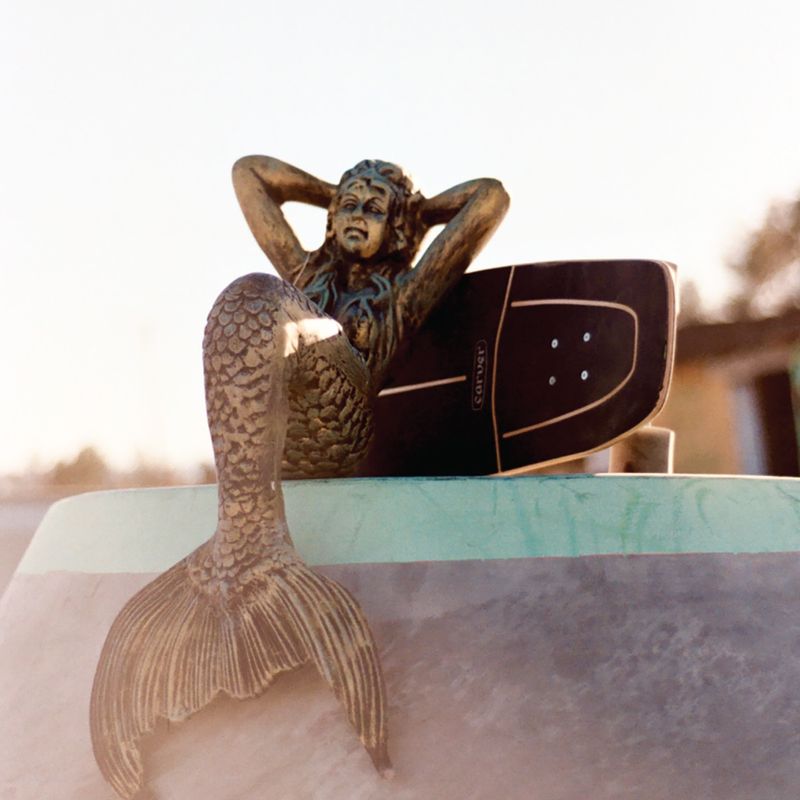 Surfskate скейтборд Carver CX Raw 31" Resin 2022 Complete blue and white C1012011135 13