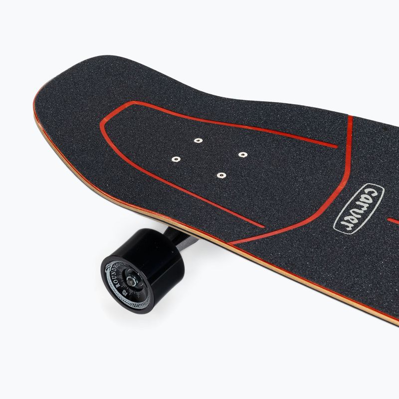 Surfskate скейтборд Carver C7 Raw 34" Kai Dragon 2022 Цялостно синьо и червено C1013011143 6