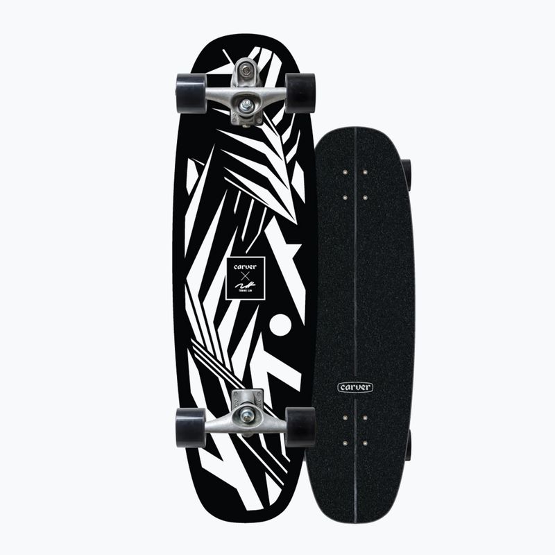 Surfskate скейтборд Carver CX Raw 33" Tommii Lim Proteus 2022 Complete black and white C1013011144 8